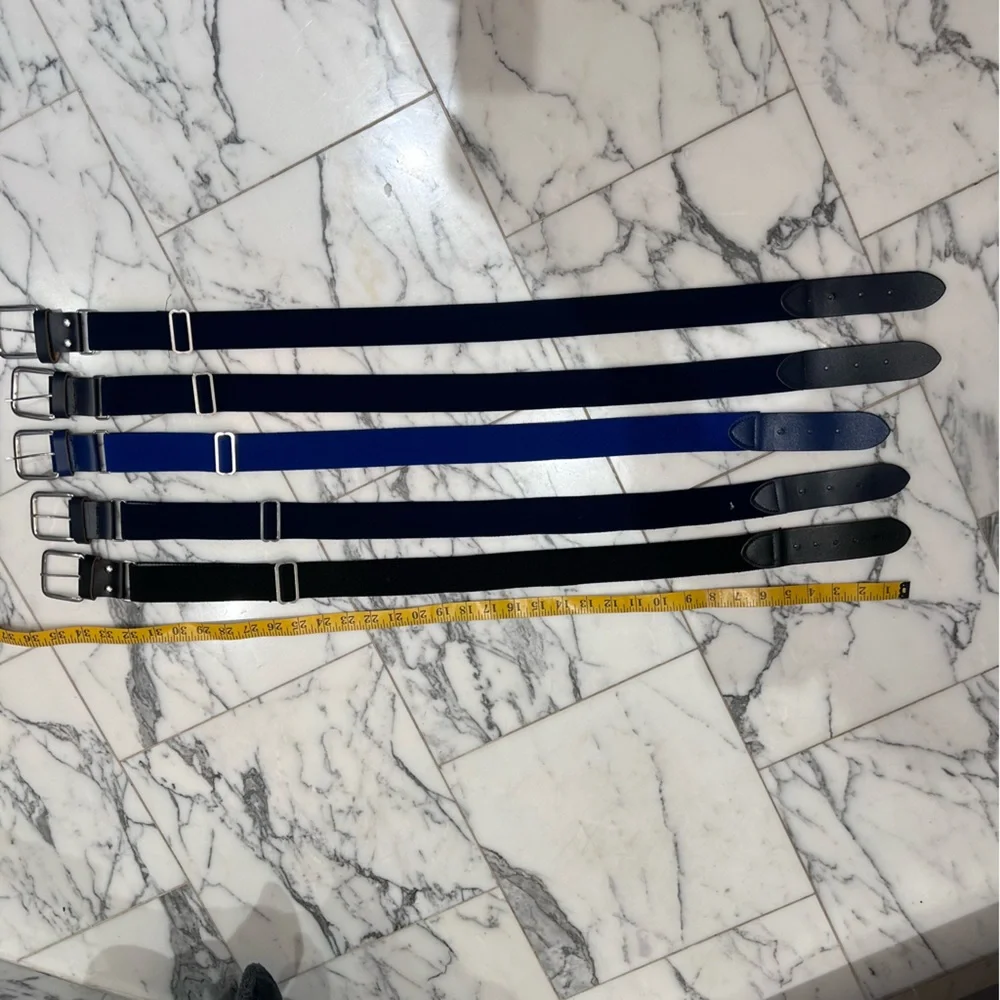 Baseball Softball Sports belts lot of 5 and 7 pair of socks, great value bundle